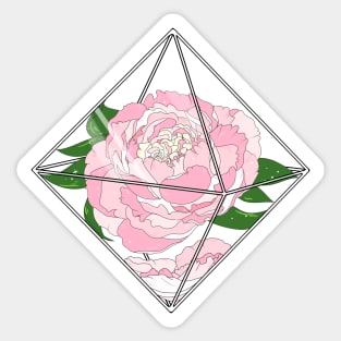 Peony Sticker